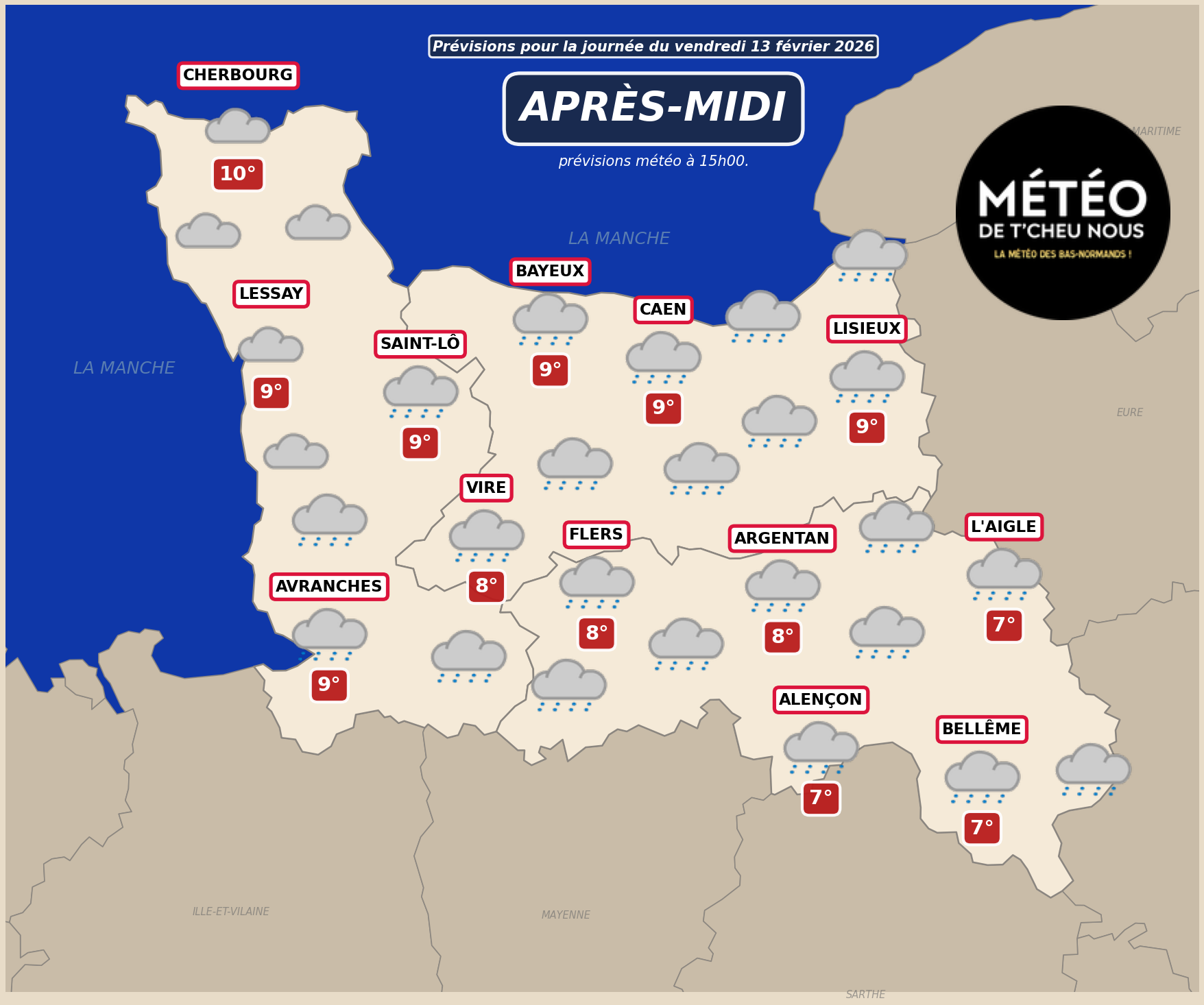Prévisions Après-midi
